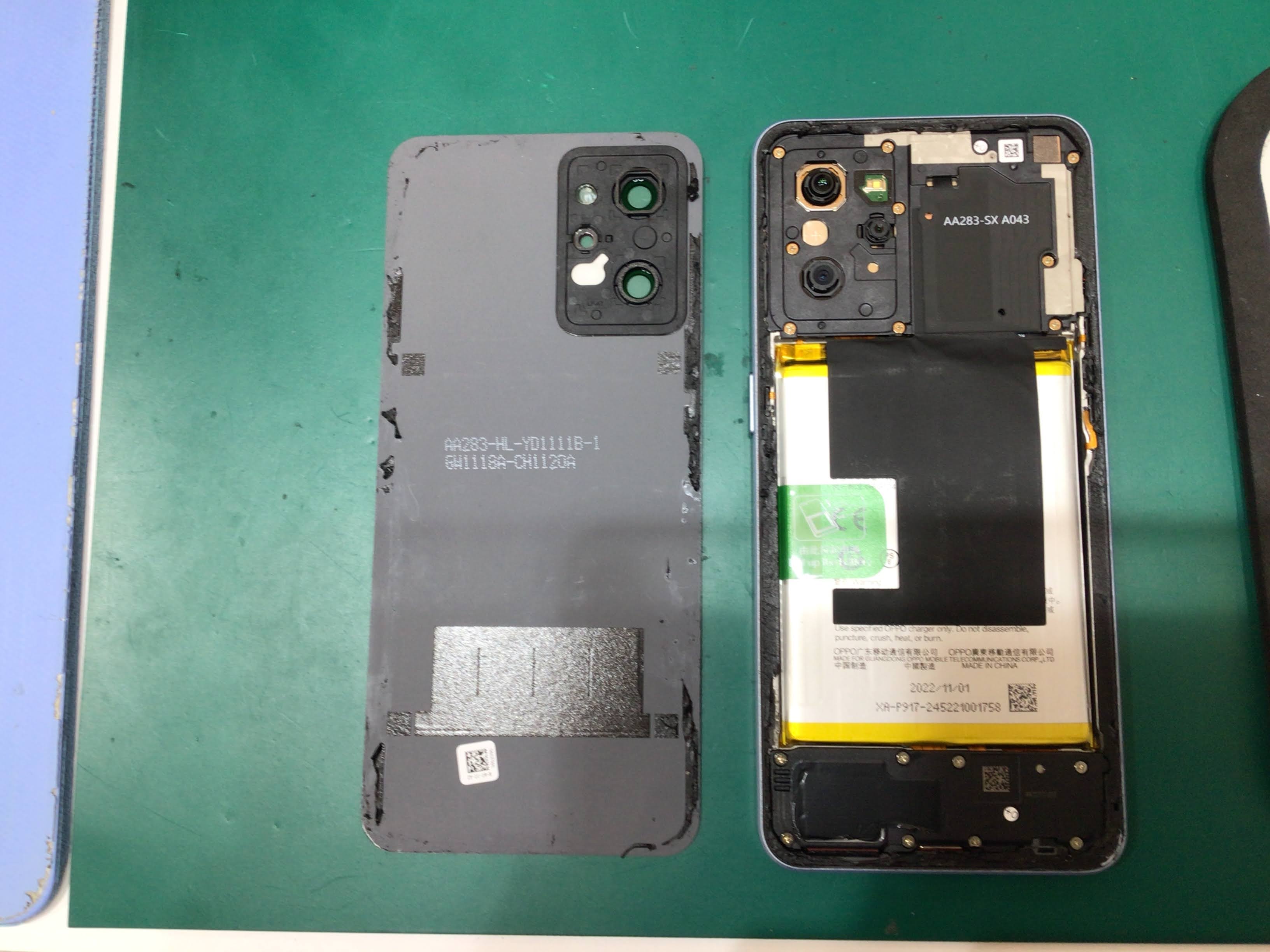 OPPO Reno7Aバッテリー修理　データをそのまま・最短即日修理のスマホ修理工房 町田店にご相談下さい！